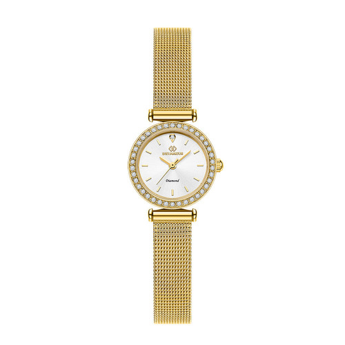 디유아모르 여성 메쉬밴드시계 DAW3201M-GW 다이아몬드 시계