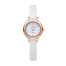 디유아모르 여성 가죽밴드시계 DAW3102L-WH 다이아몬드 시계