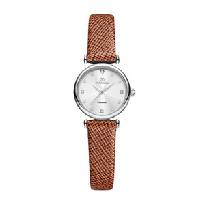 디유아모르 여성 가죽밴드시계 DAW3202L-L.BR 다이아몬드 시계